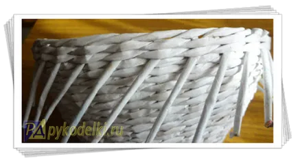 Wicker абажур от вестникарски тръби