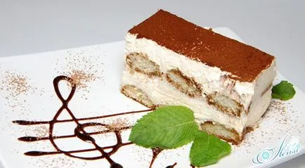 Cake tiramisu - olasz recept