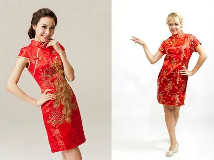 Rochie în stil chinezesc elegant și grațios