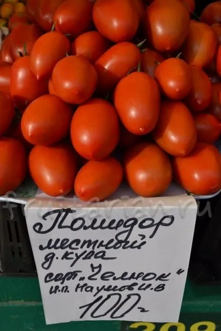 Tomate în Irkutsk