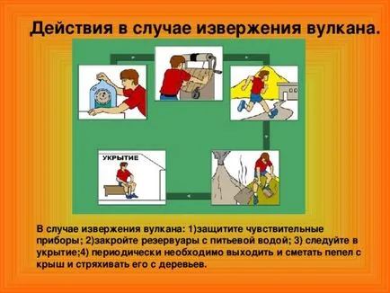 Презентационни - вулкани - презентации за безопасност на живота