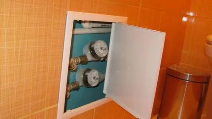 Elrejtése a cső a fürdőszobában megfelelően és biztonságosan