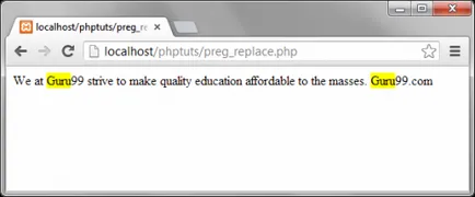 Expresii regulate php, php