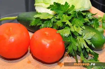 Айсберг и чери домати - правилния и здравословен салата
