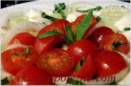 Salat краставица с моцарела, вкусна и здравословна (VIP)