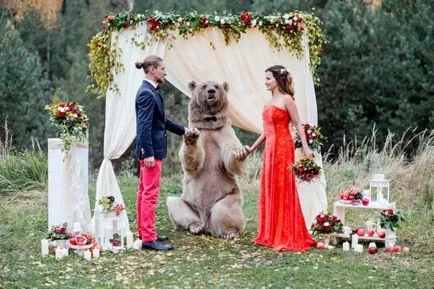 Cel mai original și neobișnuit nunta (fotografii și video)