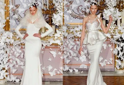 A legszebb menyasszonyi ruhák párizsi kifutókon