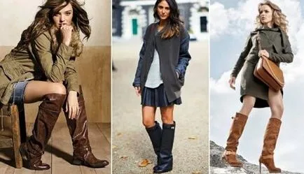 Ботуши-тръба 2017 (52 снимки) какво да облека жените зимата, пълен крак и без ток, велур на