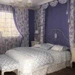 interior Dormitor în stil de Provence cu mâinile lor (50) mobilier Provins într-o casă din lemn, pat și