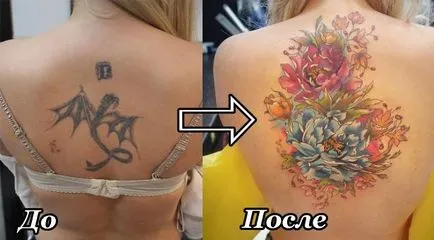 Corectarea tatuaje și suprapunere tatuaje (mușamalizare) profesional akademiitatu