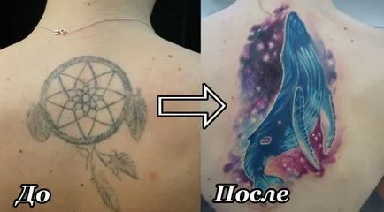 Corectarea tatuaje și suprapunere tatuaje (mușamalizare) profesional akademiitatu