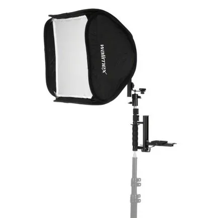 Softbox a beépített vaku