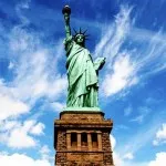 Szabadság-szobor - a jelképe az egyenlőség, a szabadság és a demokrácia, New York