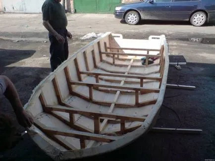 Изграждане на лодка - ръце - статия за риболов - риболов в Сибир