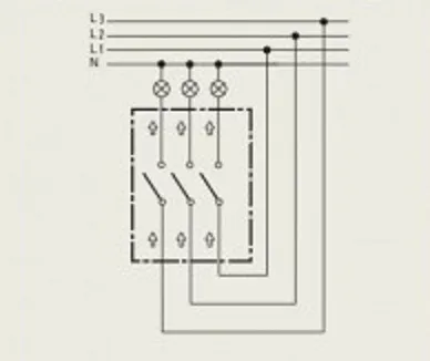 Kapcsolási rajzok elektromos kapcsolók