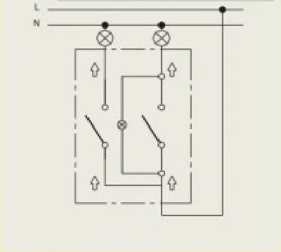 Kapcsolási rajzok elektromos kapcsolók