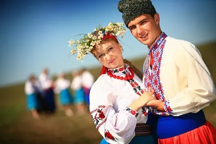 Nuntă în stil ucrainean, script-ul, rochie, decorare
