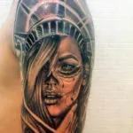 Tatuaj Statuia Libertății, selectați un stil și admira fotografii