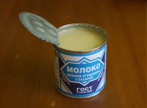 производствена технология, кондензирано мляко