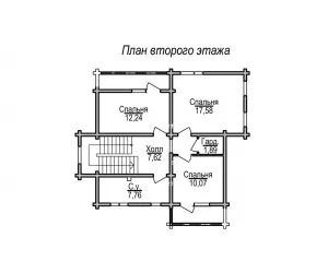 Проекти типови на домове на дървен материал от 8000 рубли, proproekt