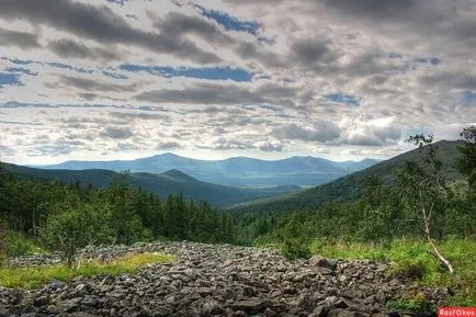 locuri turistice din Sverdlovsk Region - piatra Konzhakovsky