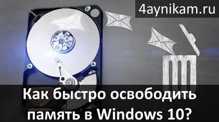 Milyen gyorsan memóriát szabadít fel a windows 10, számítógép és internet technológia