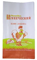 Опаковка за пиле на грил 140h320h90 мм пакети за пилета Грил zhiroustoychivye