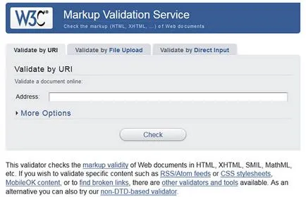 Валидност HTML кодиране на вашия сайт