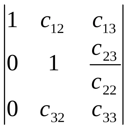 Kiszámítása a determinánst gauss