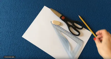 Tăiați un fulg de zăpadă dintr-o hârtie cu mâinile proprii lui, foto, video