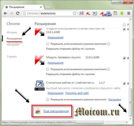 marcaje vizuale pentru Google Chrome, blog-ul Dmitry Sergeyev