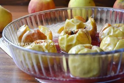 Ябълките печени в микровълнова фурна рецепта, лесни рецепти