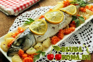 Печена скумрия във фурната, колко вкусна печена скумрия във фурната във фолио