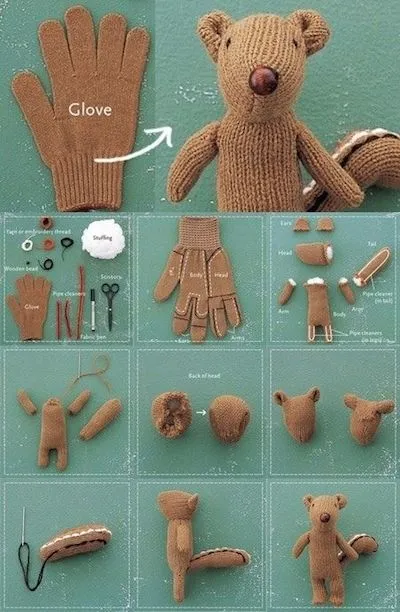 10 Идеи Играчки от ръкавици
