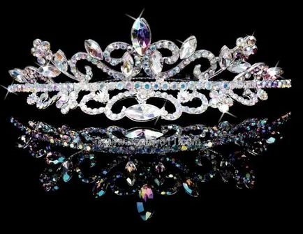 Tiara a menyasszony az esküvői dekoráció saját kezűleg - Esküvői tiara, tiara vagy tünde