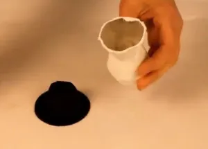 На яйце тави, от хартия със собствените си ръце
