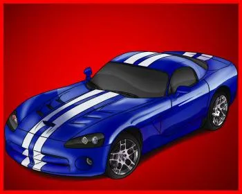 Cum de a desena Dodge etape viper creion