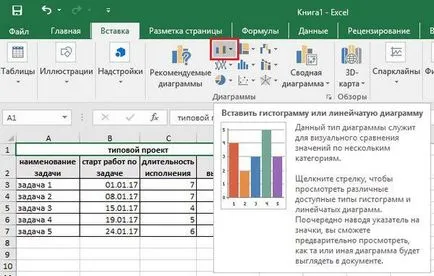 Hogyan építsünk egy Gantt-diagram az Excel