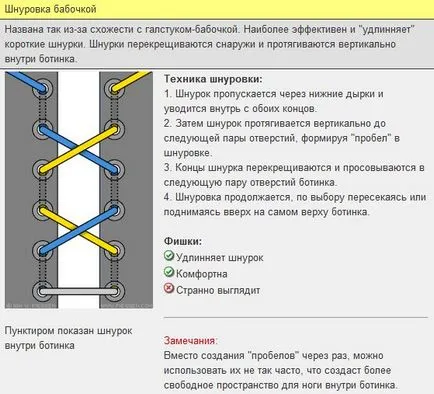 Как да завърже връзките на обувките различен