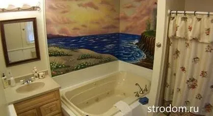 Hogyan kell festeni a falakat a fürdőszobában saját