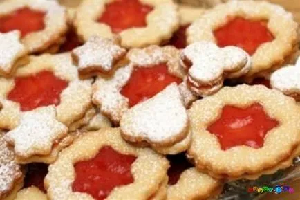 cookie-uri de casă, în margarină și smântână