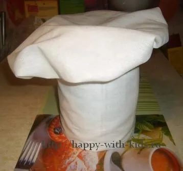 Как да си направим шапка от хартия готвач видео - Азбука идеи