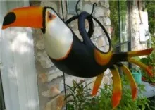 Cum sa faci un papagal sau Toucan din anvelope, și