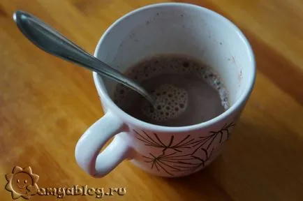 Как да се готви какаото с прясно мляко, семейна блог Ирина Полякова