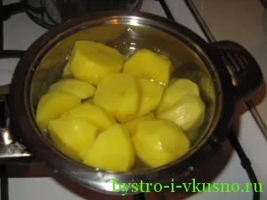 Картофи на фурна с месо и зеленчуци - стъпка по стъпка рецепта със снимки, бързо и вкусно