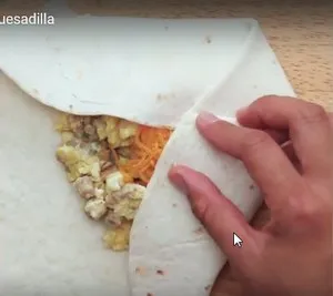 Quesadillas - Mexikói tortilla sajttal töltelék