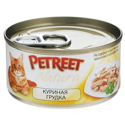 Храна за котки petreet (Петра) - ревюта, типове грим и ветеринарите - murkote за котки и котки