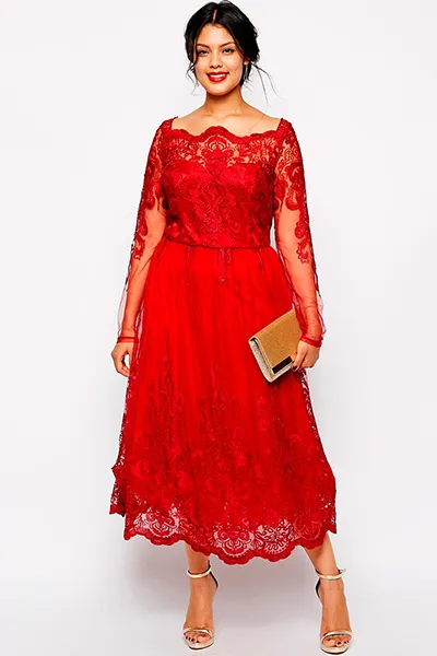 Червената вечерна рокля - истинска наслада и възхищение
