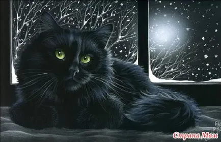 Котки художник Ирина Garmashova - дома майките