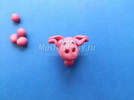 porc roz frumos făcut din plastilină pas cu pas expertul clasă fotografie